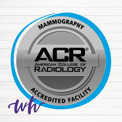 ACR-accredited mammography facility seal