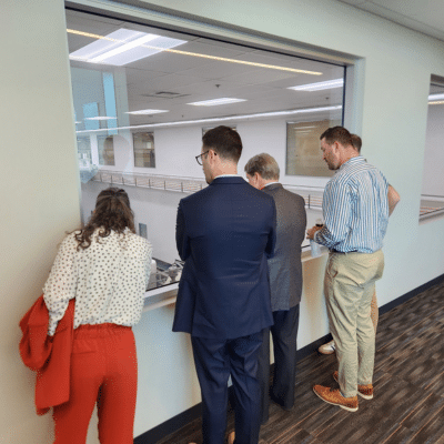 Doctors from women’s health of central virginia visited applied medical’s global headquarters in southern california to provide clinical feedback on surgical equipment, with a special focus on vnotes surgery