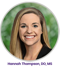 Dr. Hannah, board-certified ob/gyn at women’s health of central virginia